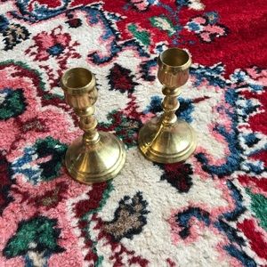 🔥 Vintage brass candle sticks
